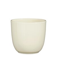 Tusca pot rond creme - H16 x Ø17 cm