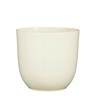 Tusca pot rond creme - h18,5xd19,5cm