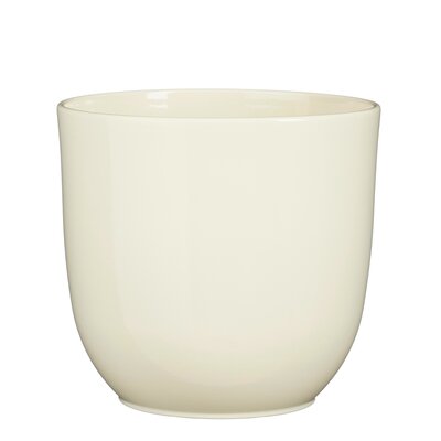 Tusca pot rond creme - H23 x Ø25 cm