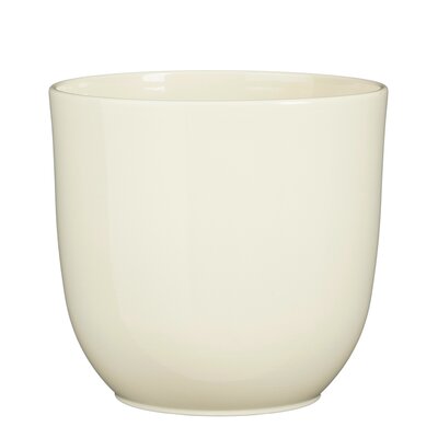 Tusca pot rond creme - H25 x Ø28 cm