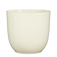 Tusca pot rond creme - H25 x Ø28 cm