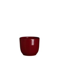 Tusca pot rond d.rood - h6,5xd7,5cm - afbeelding 1