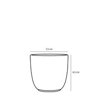 Tusca pot rond d.rood - h6,5xd7,5cm - afbeelding 2