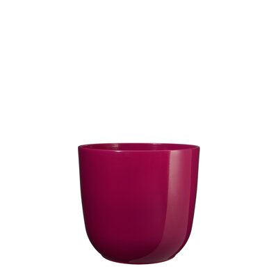 Tusca pot rond fuchsia - H11 x Ø12 cm