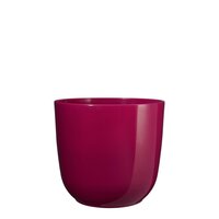 Tusca pot rond fuchsia - h13xd13,5cm