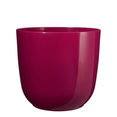 Tusca pot rond fuchsia - h20xd22,5cm