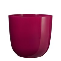 Tusca pot rond fuchsia - h20xd22,5cm