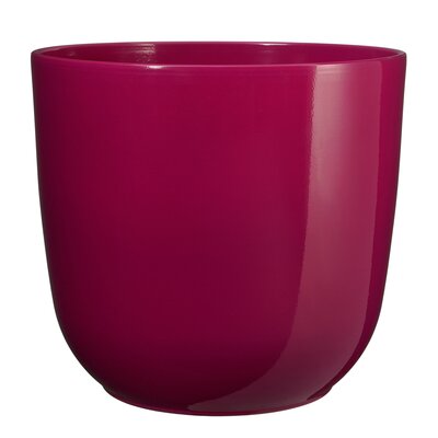 Tusca pot rond fuchsia - H25 x Ø28 cm