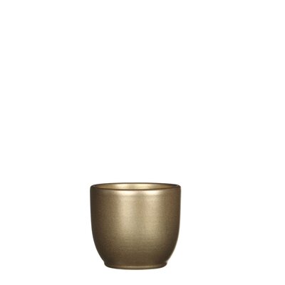 Tusca pot rond goud - h6,5xd7,5cm - afbeelding 1