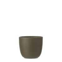 Tusca pot rond groen - h13xd13,5cm - afbeelding 1