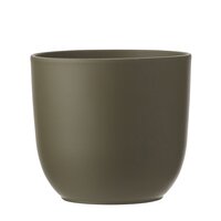 Tusca pot rond groen - H25 x Ø28 cm - afbeelding 1