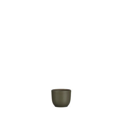 Tusca pot rond groen - h6,5xd7,5cm - afbeelding 1