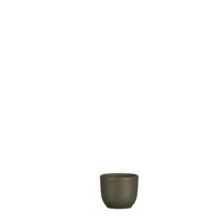 Tusca pot rond groen - h6,5xd7,5cm - afbeelding 1