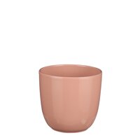 Tusca pot rond l.roze - h13xd13,5cm