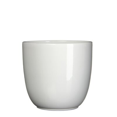 Tusca pot rond wit - H23 x Ø25 cm - afbeelding 1