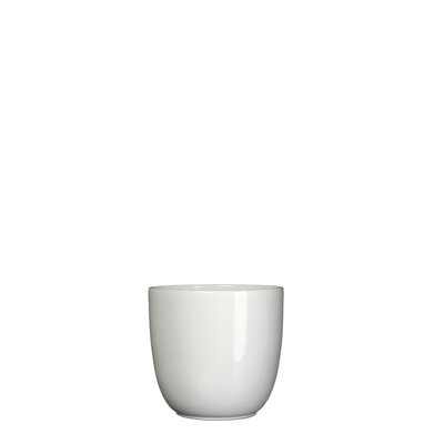 Tusca pot rond wit - H9 x Ø10 cm - afbeelding 1