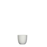 Tusca pot rond wit mat - h6,5xd7,5cm - afbeelding 1