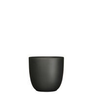 Tusca pot rond zwart mat - H16 x Ø17 cm - afbeelding 1