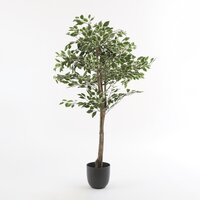Tusca pot rond zwart mat - H23 x Ø25 cm - afbeelding 2