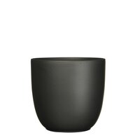 Tusca pot rond zwart mat - H25 x Ø28 cm - afbeelding 1