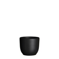 Tusca pot rond zwart mat - h6,5xd7,5cm - afbeelding 1