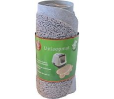 Uitloopmat poot l60b45cm lichtgrijs