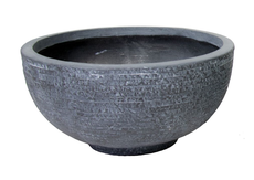 Utah Round Bowl Graphite D 44 cm, H 21 cm - afbeelding 6