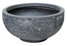 Utah Round Bowl Graphite D 55 cm, H 27 cm - afbeelding 5