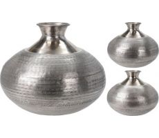Vaas, aluminium, zilver, 42 cm, meerdere variaties