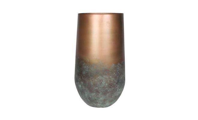 Vaas, elisa, mystic brons, b 29 cm, h 50 cm - afbeelding 1