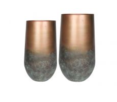 Vaas, elisa, mystic brons, b 29 cm, h 50 cm - afbeelding 2
