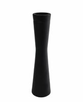 Vaas "Florero" S mat zwart glas 5x5x20cm