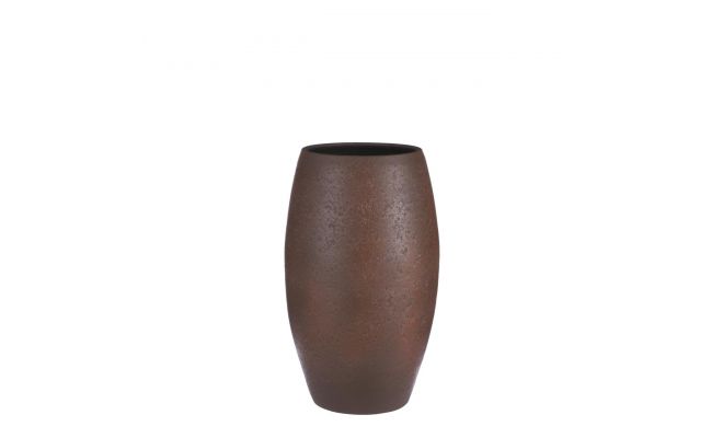 Vaas lester d30h50cm roest stone - afbeelding 1