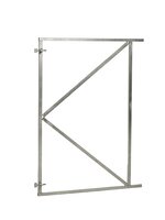 Verstelbaar stalen poortframe 120 x 155 cm, vuurverzinkt.