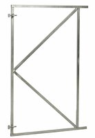 Verstelbaar stalen poortframe 90 x 155 cm, vuurverzinkt.