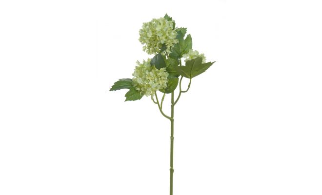 Viburnumsteel l75cm lichtgroen, kunstplant