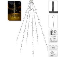 vlaggenmast verlichting, 192led, hoogte 200 cm, Led kerstverlichting - afbeelding 5