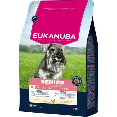 Voer life care senior small chicken 3 kg