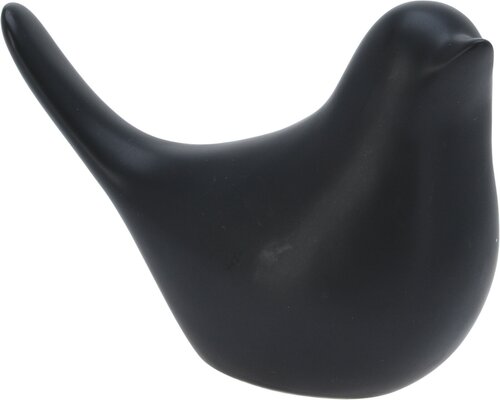 vogel 8cm zwart, per stuk