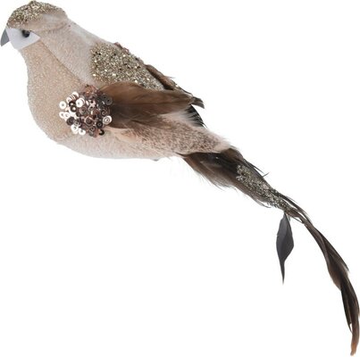 vogel op clip, 22x5x4 cm, per stuk - afbeelding 1