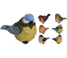 vogel polyresin 12cm, per stuk - afbeelding 2