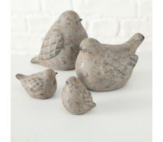Vogel, travis, terracotta, 6 cm, meerdere variaties