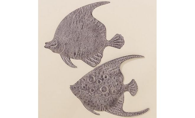 wall object fish Hanya per stuk 30 iron