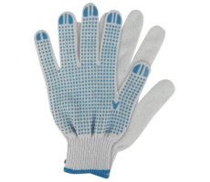 Werkhandschoenen katoen blauw xl