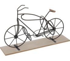 Wijnfleshouder, fiets, l 48 cm, b 20 cm, h 29 cm