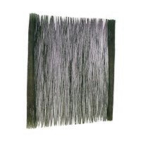 Wilgentenenmat, 1 stengel dik, met staaldraad gevlochten 200 x 200 cm.