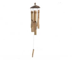 Windgong, bamboe, b 10 cm, h 63 cm - afbeelding 2