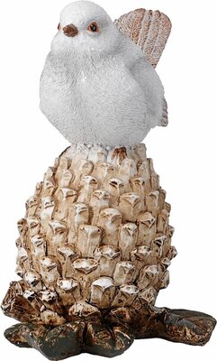 winter vogel 13 x 11 x 17 cm design - afbeelding 1