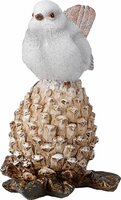 winter vogel 13 x 11 x 17 cm design - afbeelding 1