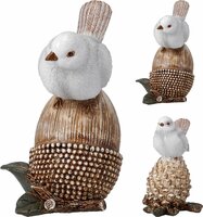 winter vogel 13 x 11 x 17 cm design - afbeelding 2